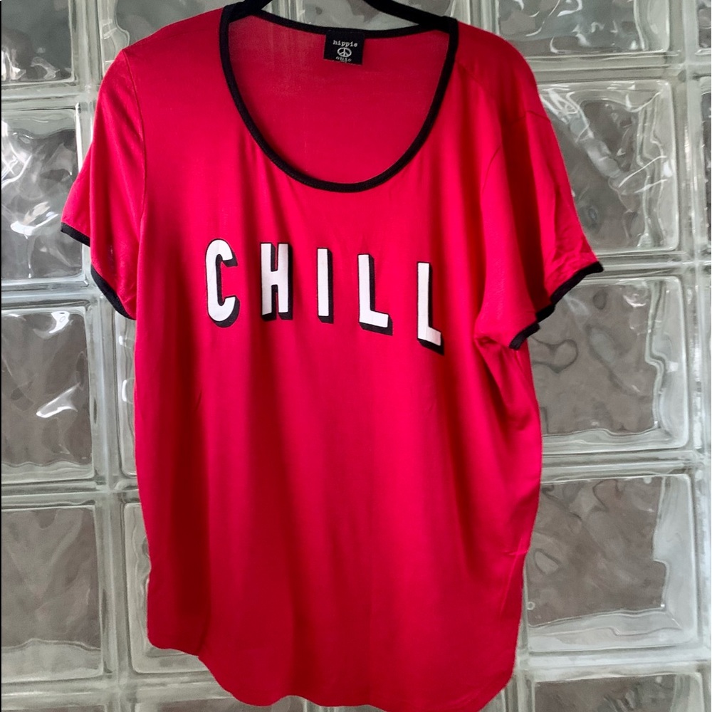 Hippie Chic Chill Graphic Tee (Size L)